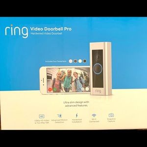 Brand new Ring video doorbell pro, never been used!